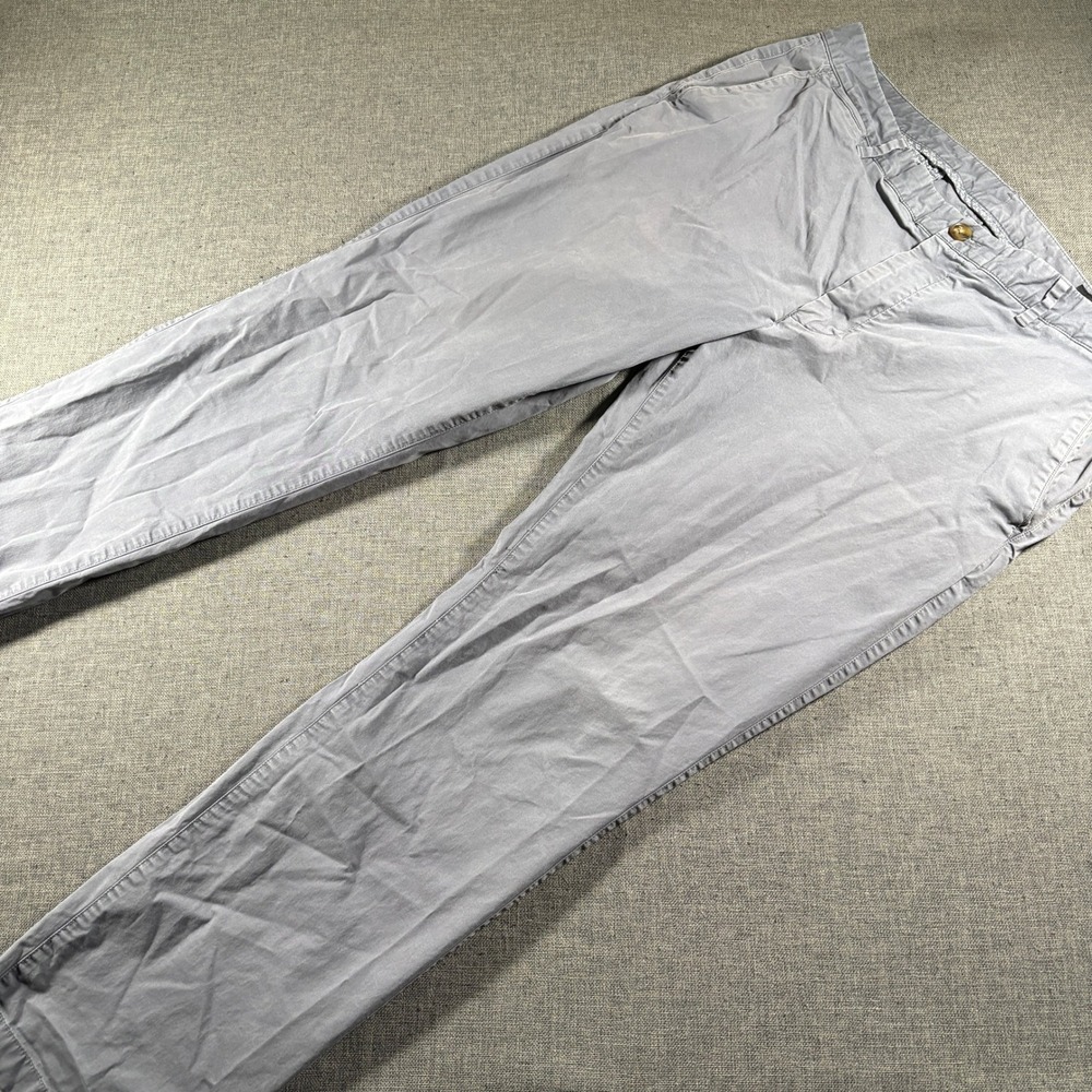 Bonobos Chino Pants Mens‎ 38x32 Grey Slim Fit Stretch Cotton Twill 23942-GYU17